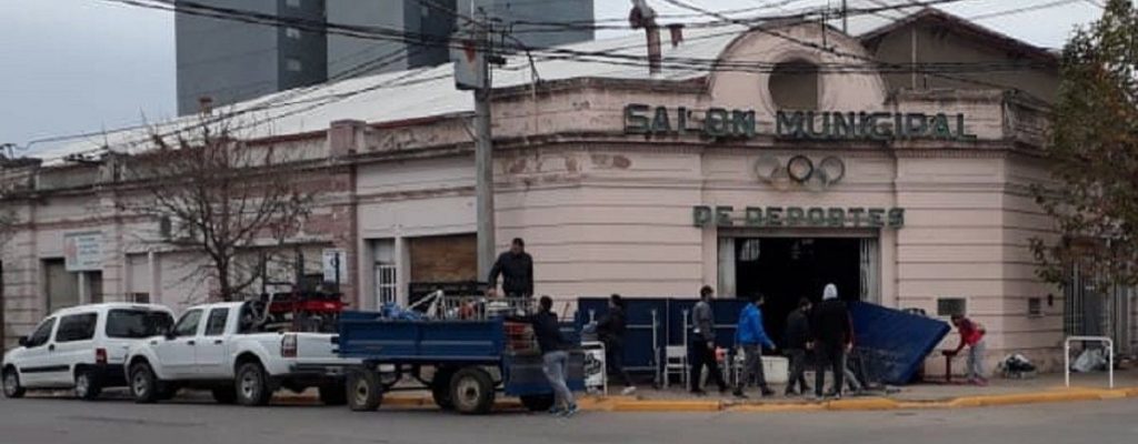 MUDANZA DEL SALÓN DE LOS DEPORTES